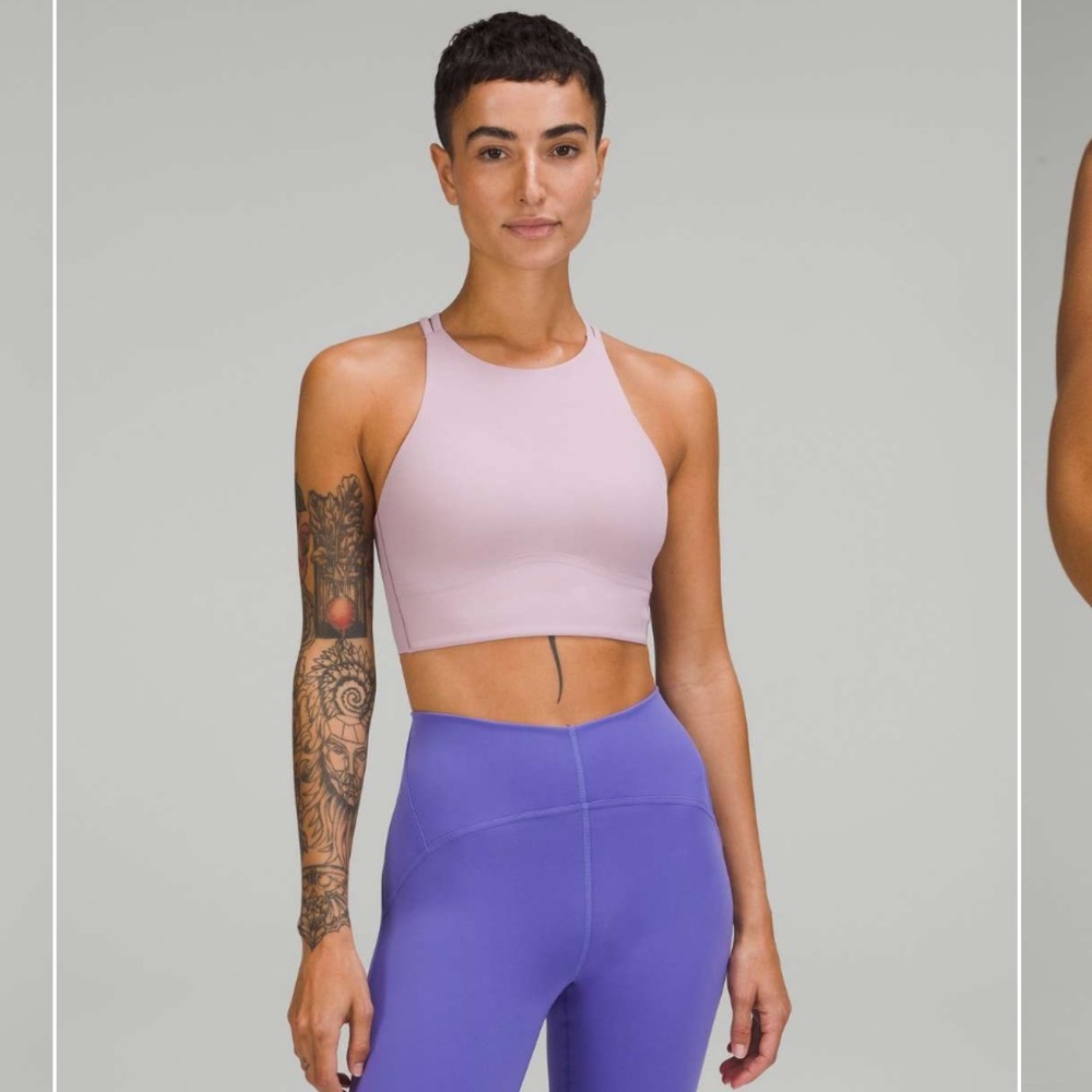 Lululemon Like A Cloud High Neck Longline, Dusty Rose